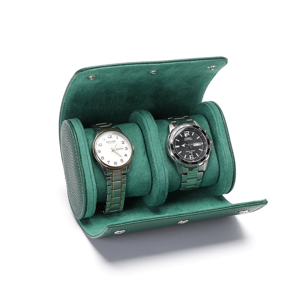 Nomad Leather Double Watch Roll - WatchMatic