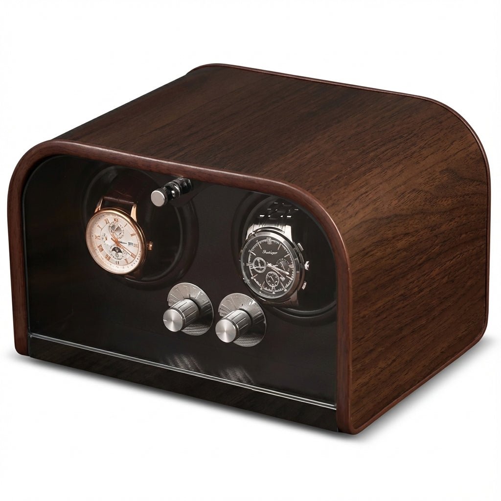 WATCHMATIC Hanos Luxury Wood Watch Winder 14:1932 Slots - WatchMatic