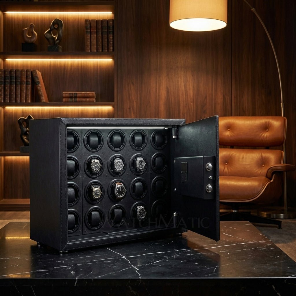 WatchMatic Iron Shield Series - Watch Winder Safe Box - WatchMatic