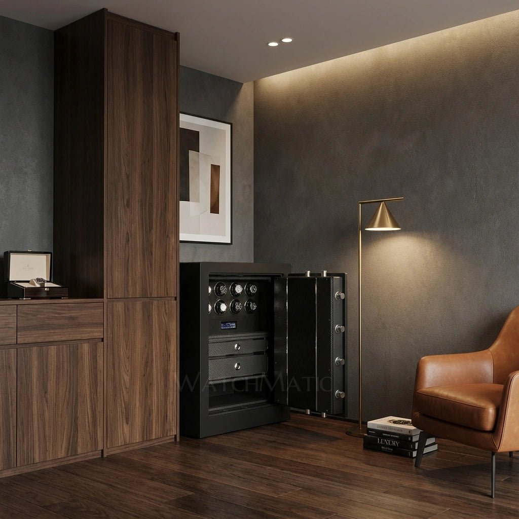 WatchMatic Titan Vault Series – Watch Winder Safe Box - WatchMatic