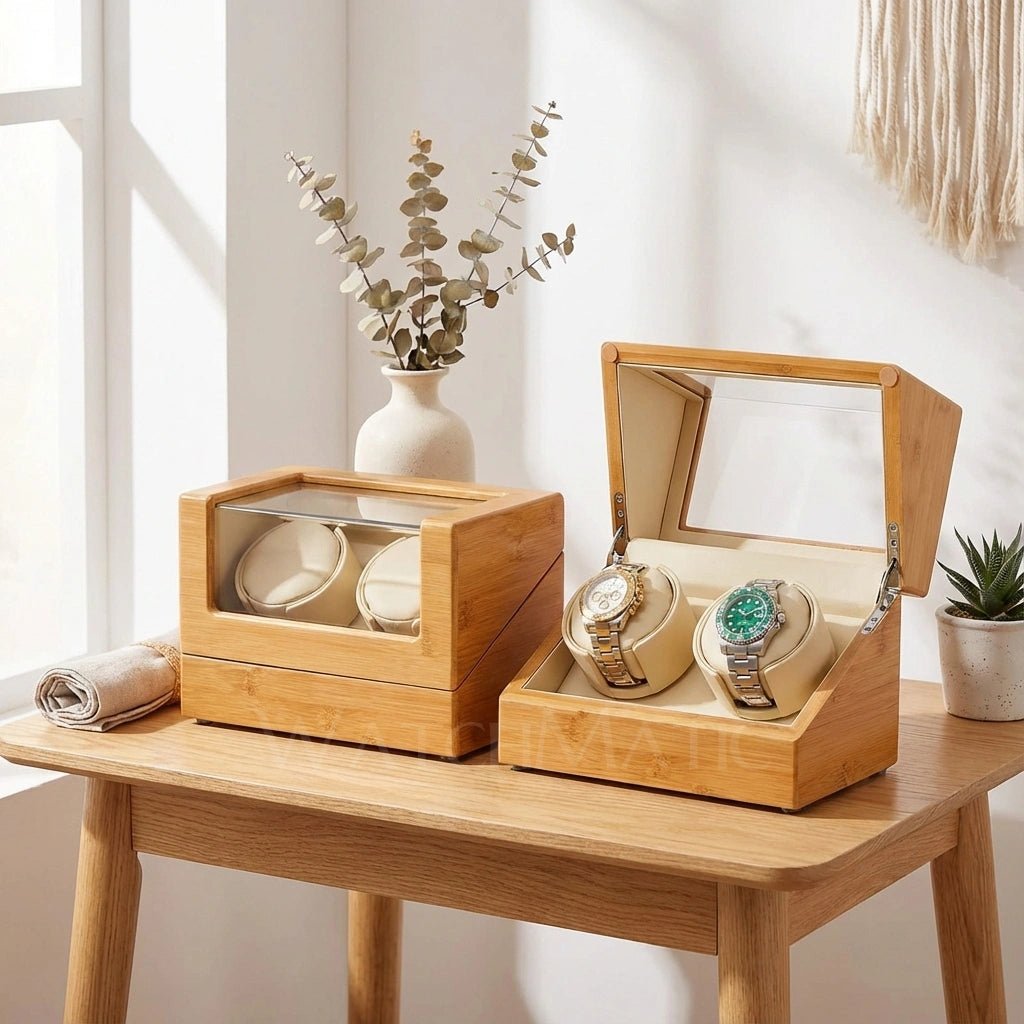 WATCHMATIC Cava Double Watch Winder 14:1732 Slot - WatchMatic