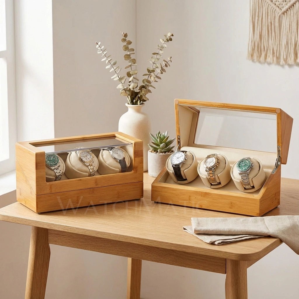 WATCHMATIC Cava Triple Watch Winder 14:3506863 Slot - WatchMatic