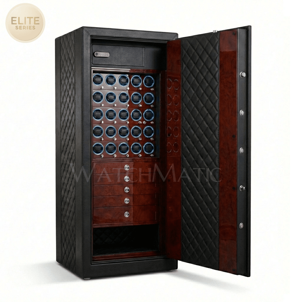 buy Heritage™ Leather Watch Safe at WatchMatic with free shipping